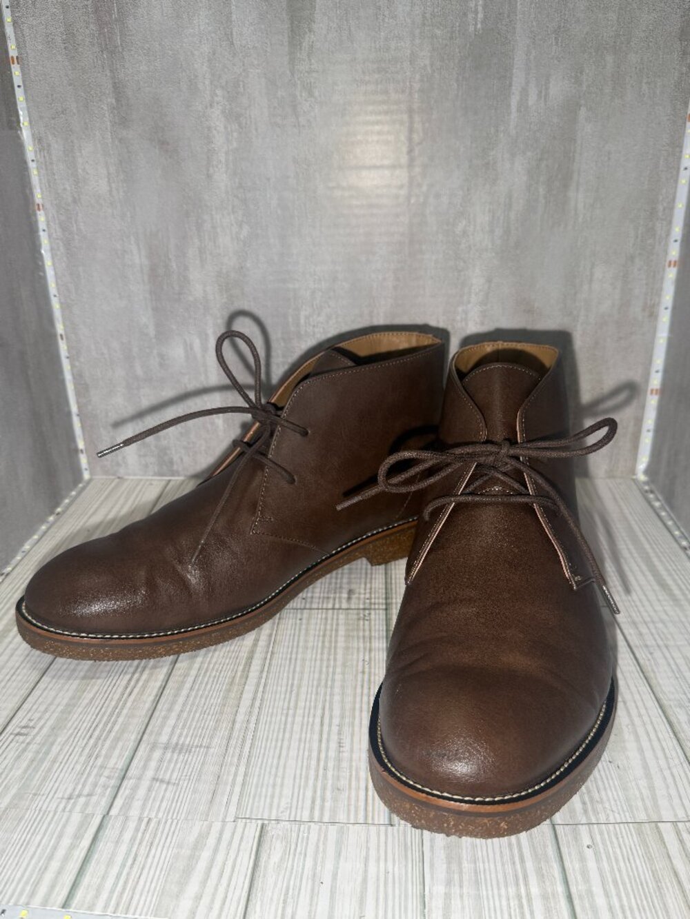Dockers Men's Brown Chukka Boots Size 13M Supreme Comfort Casual Desert Lace Up